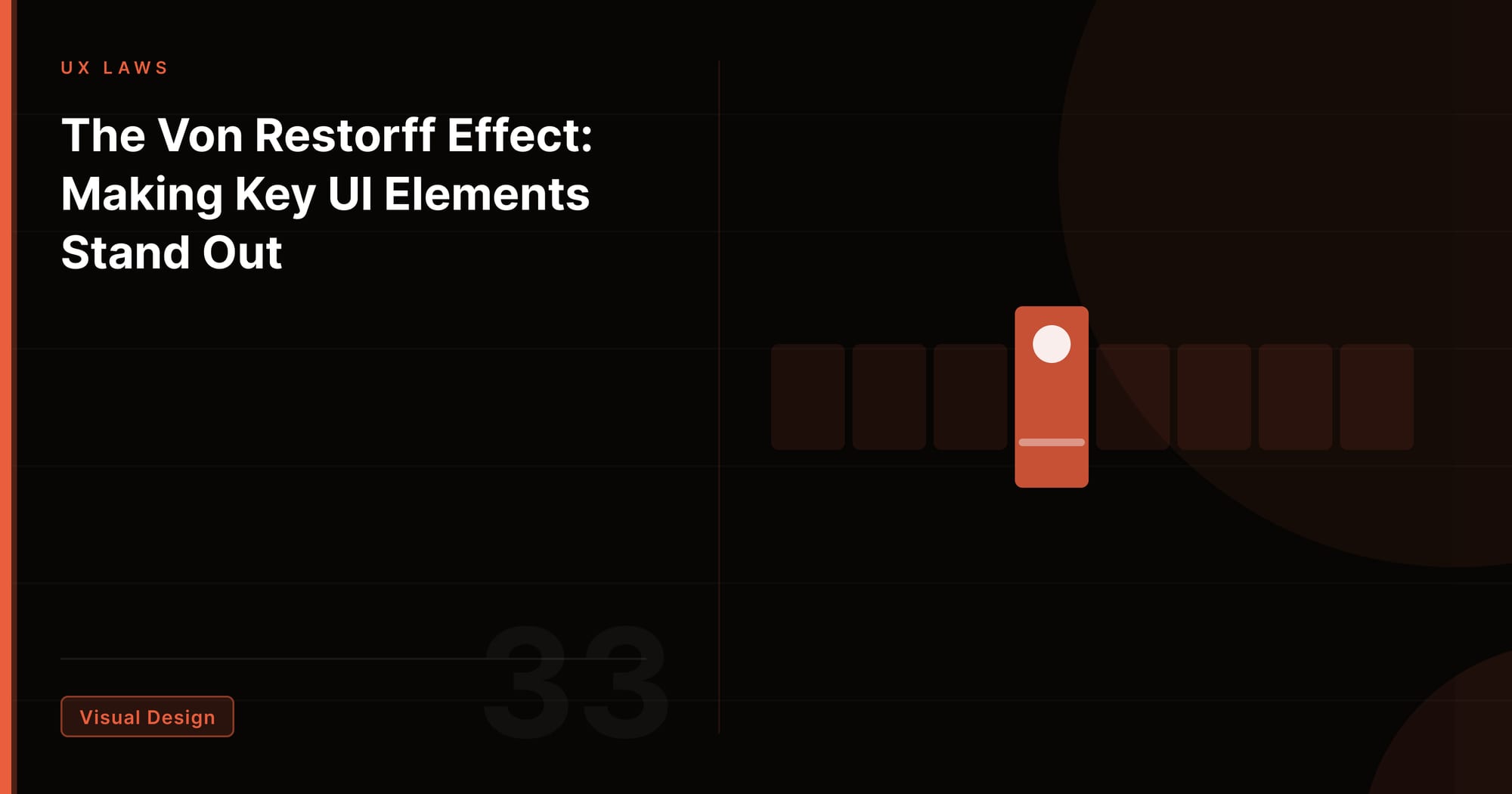 The Von Restorff Effect: Making Key UI Elements Stand Out